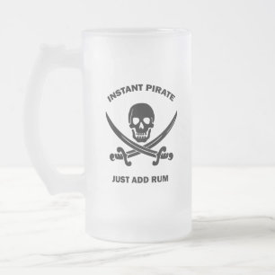 Chope Givrée Jollys rogers Pirate instantané Ajouter rhum