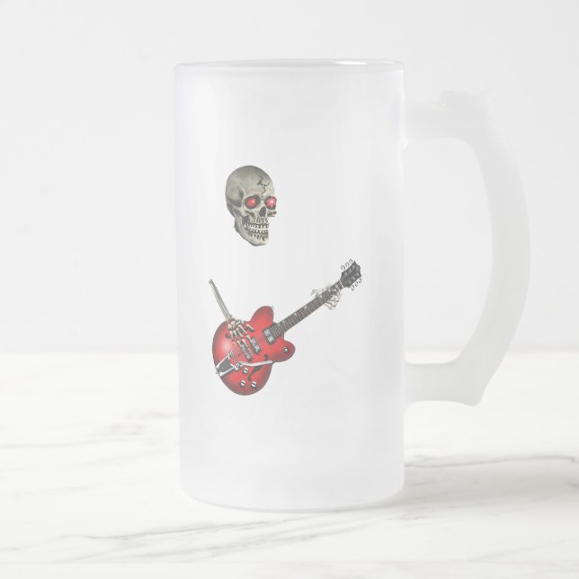 Chope Givrée Joueur de guitare de crâne (Droit)