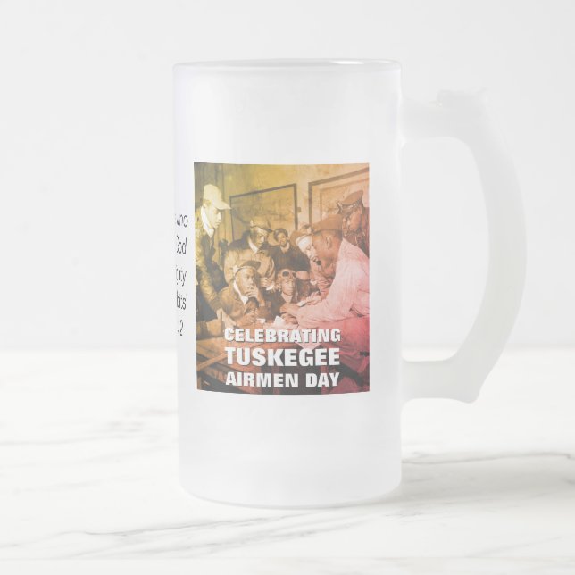 Chope Givrée JOURNÉE D'AÉRONEF TUSKEGEE Personnalisée (Droit)