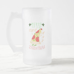 Chope Givrée Joyeux Noël Cheesy Noël Noël Père Noël Pizza Noël