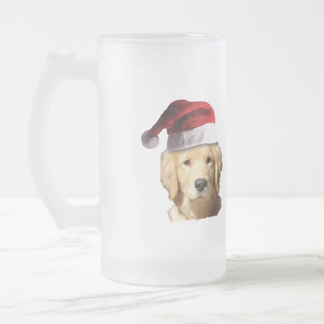 Chope Givrée Joyeux Noël Golden Retriever (Gauche)