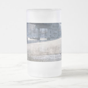 Chope Givrée Lac Taneycomo Foggy Pêche d'hiver Glass givrée