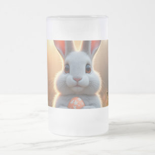 Chope Givrée Lapin de Pâques heureux dans la magie du printemps