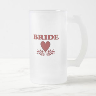 Chope Givrée Le coeur de la jeune mariée