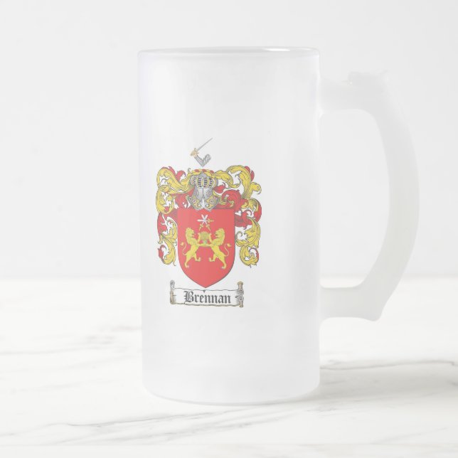 CHOPE GIVRÉE LE CREST DE FAMILLE DE BRENNAN - MANTEAU DE (Droit)