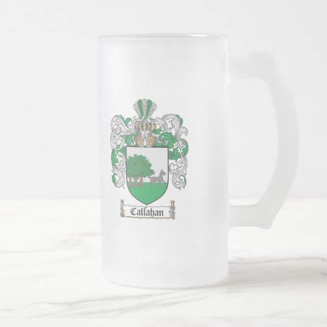 CHOPE GIVRÉE LE CREST DE FAMILLE DE CALLAHAN - MANTEAU DE (Droit)