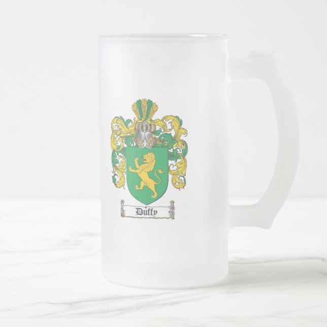 CHOPE GIVRÉE LE CREST DE FAMILLE DE DUFFY - MANTEAU DE DUFFY (Droit)