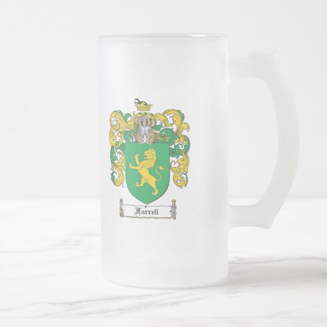 CHOPE GIVRÉE LE CREST DE FAMILLE DE FARRELL - MANTEAU DE (Droit)