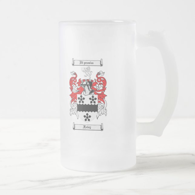 CHOPE GIVRÉE LE CREST DE FAMILLE DE FOLEY - MANTEAU DE FOLEY (Droit)