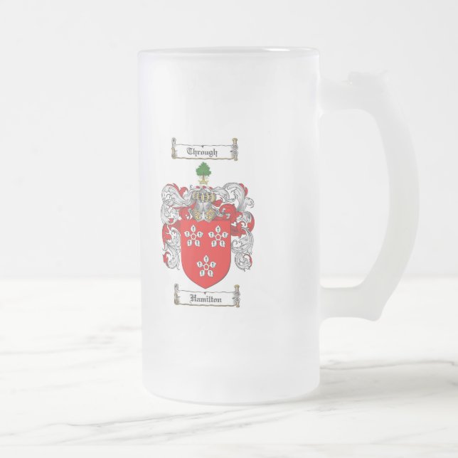 CHOPE GIVRÉE LE CREST DE FAMILLE DE HAMILTON - MANTEAU DE (Droit)