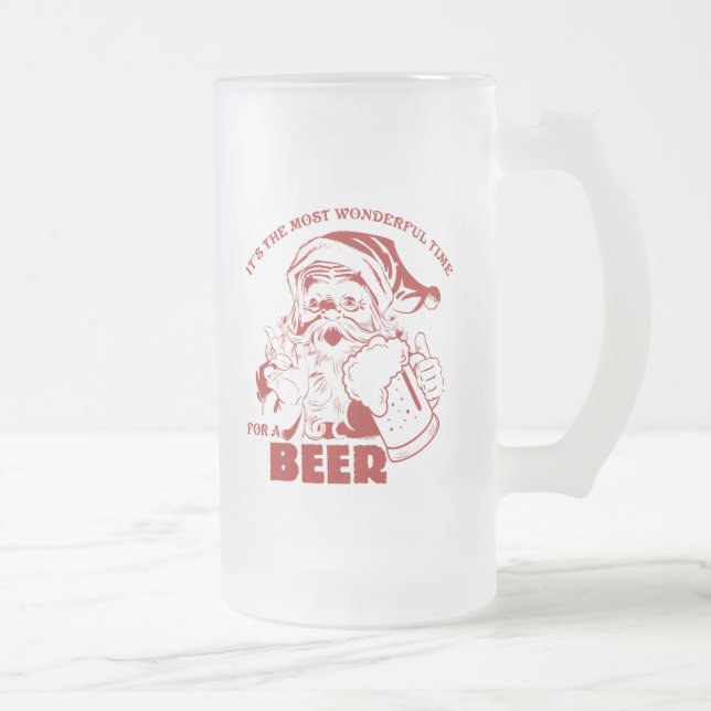 Chope Givrée Le moment le plus merveilleux pour une bière (Droit)