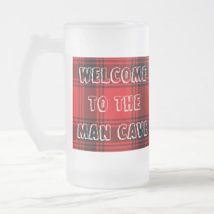 Chope Givrée Le verre givré attaque le plaid de rouge de