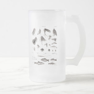 Chope Givrée Les 1800s vintages pêchant la pêche de mouche