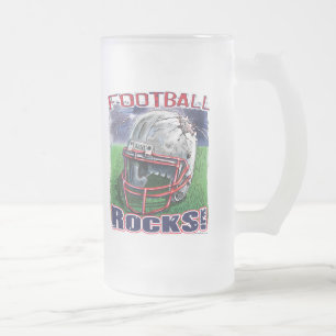Chope Givrée Les roches du football ont éclaté le casque par