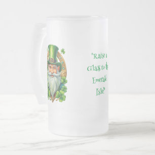 Chope Givrée Levez un verre à l'île d'émeraude Symbole celtique