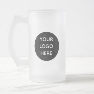 Chope Givrée Logo Personnalisé Entreprise Entreprise Bière Scri