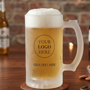 Chope Givrée Logo promotionnel personnalisé - Pas de commande m