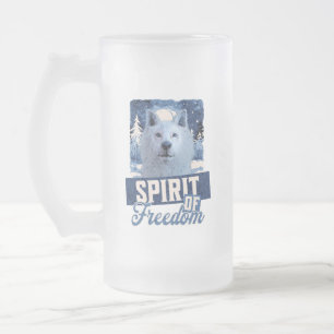 Chope Givrée Loup Arctique Esprit de liberté Création faunique