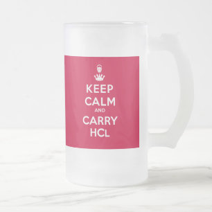 Chope Givrée Maintenez calme et portez le HCL
