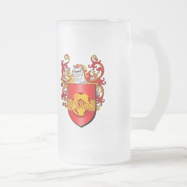Chope Givrée Manteau de football du football des bras espagnol (Droit)