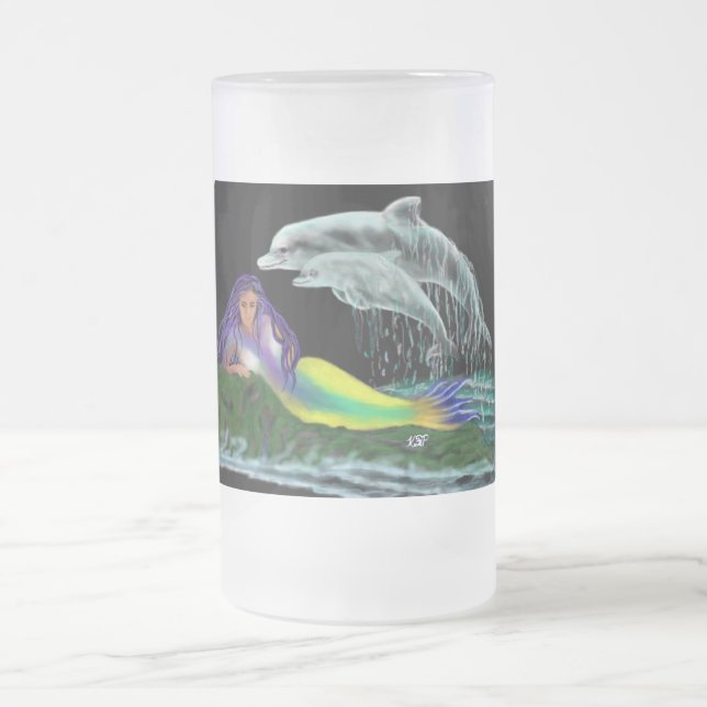 Chope Givrée Meerjungfrau mit Delfinen (Centre)