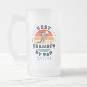 Chope Givrée Meilleur Grand-Père Personnalisé Par Jour Grand-Pa