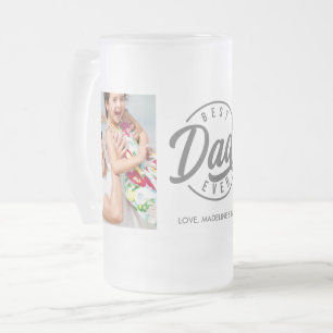 Chope Givrée Meilleur Papa Jamais Garder 2 Photo Vitre Frosted