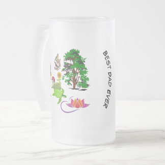 Chope Givrée Meilleur Papa Toujours Nature Verdure Lotus Bloom