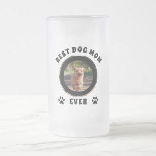 Chope Givrée Meilleure maman de chien jamais personnalisée Phot