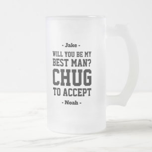 Chope Givrée Meilleure proposition d'homme Chug pour accepter F