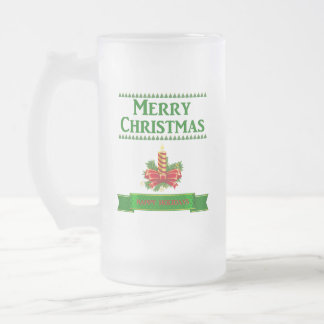Chope Givrée Merry Christmas Candle (grn/rouge)