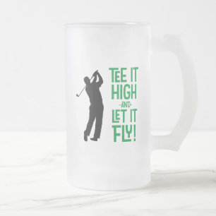 Chope Givrée Mignonne Homme Golf Tee Drôle Humour Sports Black 