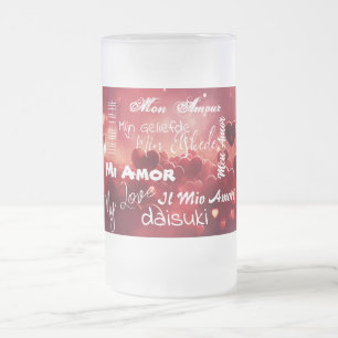 Chope Givrée "Mon amour" dans différentes langues