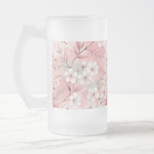 Chope Givrée Motif de fleurs Sakura rose