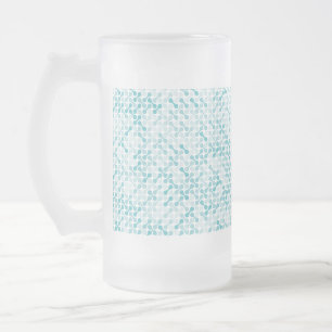Chope Givrée Motif de métaball bleu