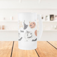 Motif d'horreur d'Halloween coloré |Bonne Hallowee