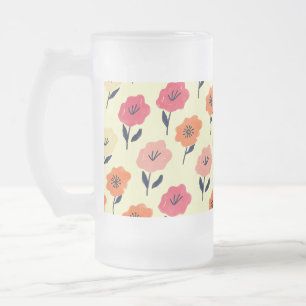 Chope Givrée Motif floral vibrant