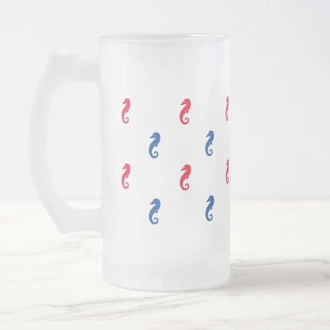 Chope Givrée Motif patriotique rouge blanc (Gauche)