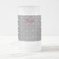 Motif rayonnant noir blanc Thunder_Cove