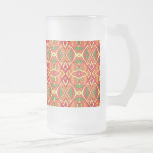 Chope Givrée Motif vert et orange