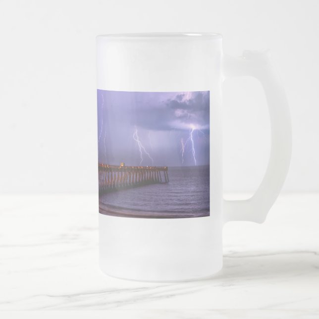 Chope Givrée Navarre Floride Éclair tempête de verglas dépoli B (Droit)