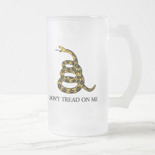 Chope Givrée ne marchez pas sur moi - le libertaire de drapeau