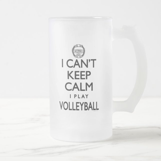 Chope Givrée Ne peut pas garder le volleyball calme (Droit)