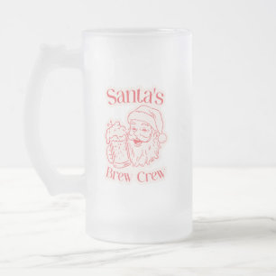 Chope Givrée Noël de l'équipe de brasseries de père Noël