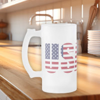 Nom et texte sur Patriotic USA 16oz