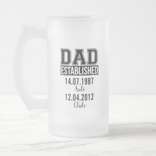 Chope Givrée Nom personnalisé et cadeau d'anniversaire pour pa