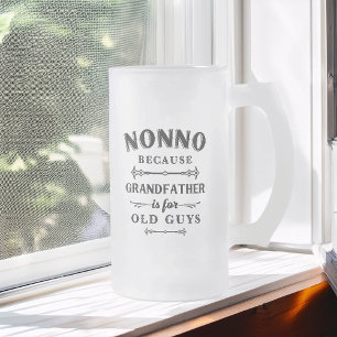 Chope Givrée Nonno   Gros-Père Drôle Est Pour Les Vieux Gars