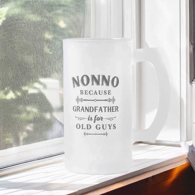 Chope Givrée Nonno | Gros-Père Drôle Est Pour Les Vieux Gars (Créateur téléchargé)
