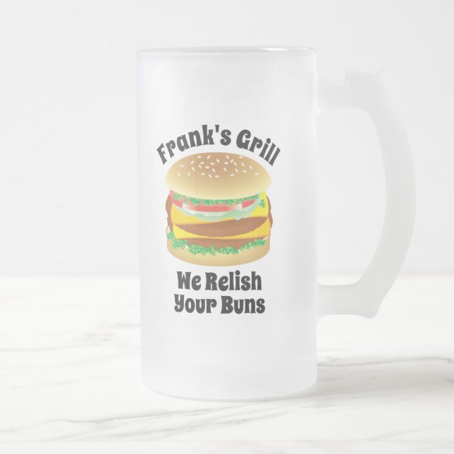 Chope Givrée Nous Relâchons Vos Buns Funny Hamburger Personnali (Droit)