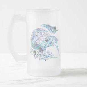 CHOPE GIVRÉE NOUVELLE-ZÉLANDE KIWI PAUA GLASS